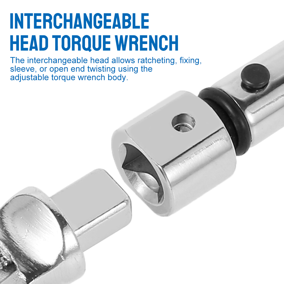 Cyfrowy regulowany klucz dynam – Interchangeable Head Torque Wrench Open recenzja i cena