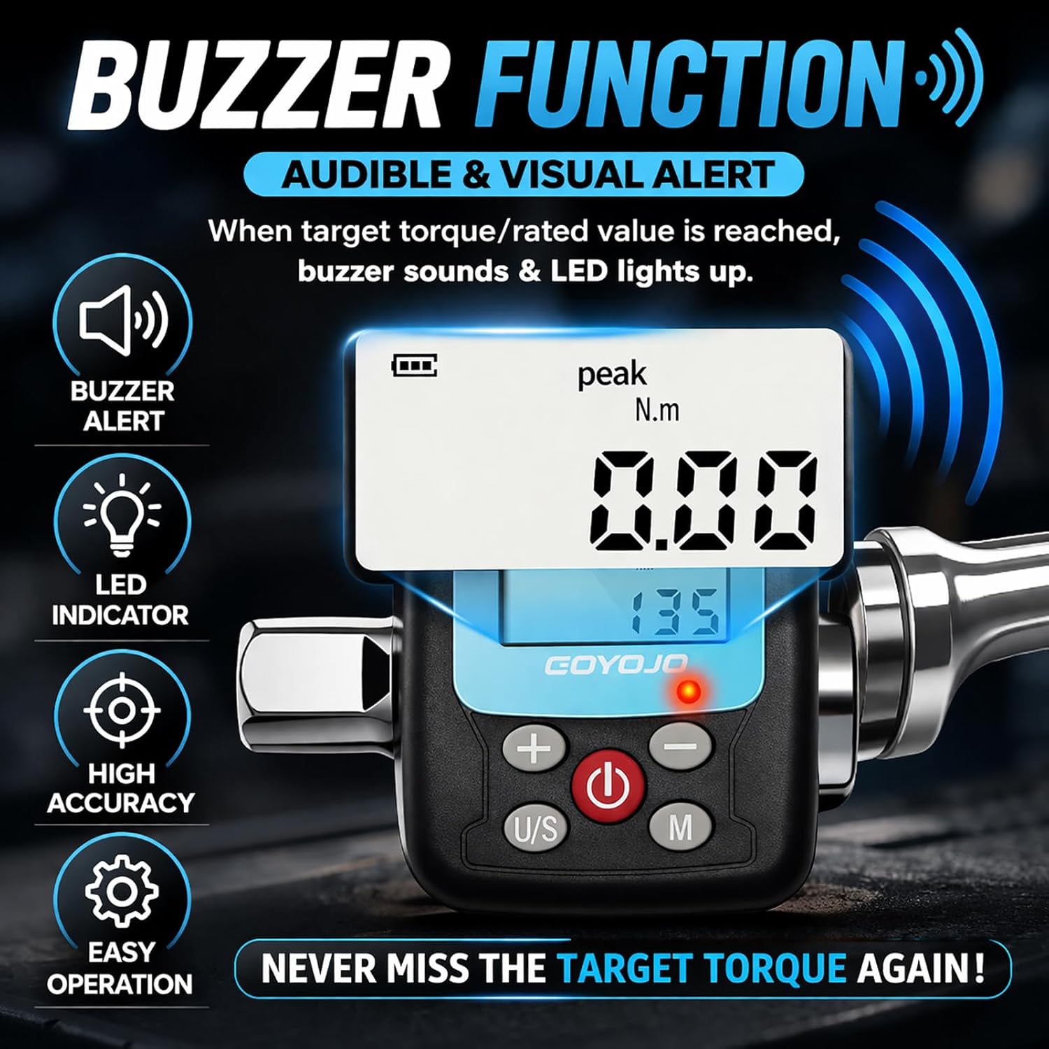 Precyzyjny adapter do klucza d – Electronic Torque Adapter 3/8 1/2 Digital recenzja i cena