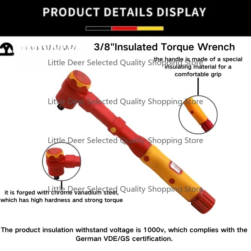 Klucz dynamometryczny izolowan – Insulated Torque Wrench 1000V Vde Electric recenzja i cena