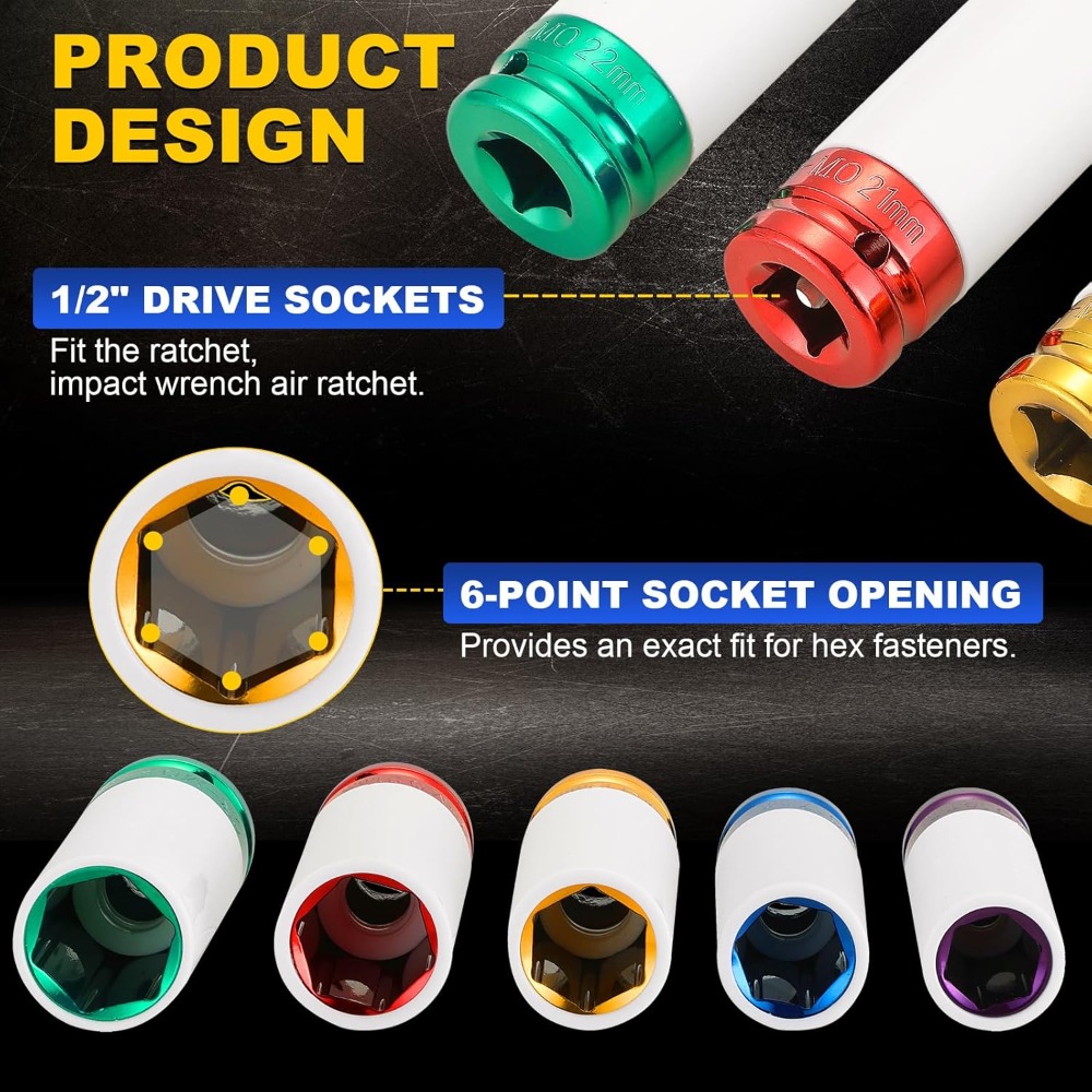 Zestaw nasadek udarowych do na – Impact Socket Thin Wall Deep Metric Set recenzja i cena